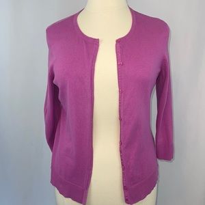 Croft & Borrow long sleeve button up camisole - Medium